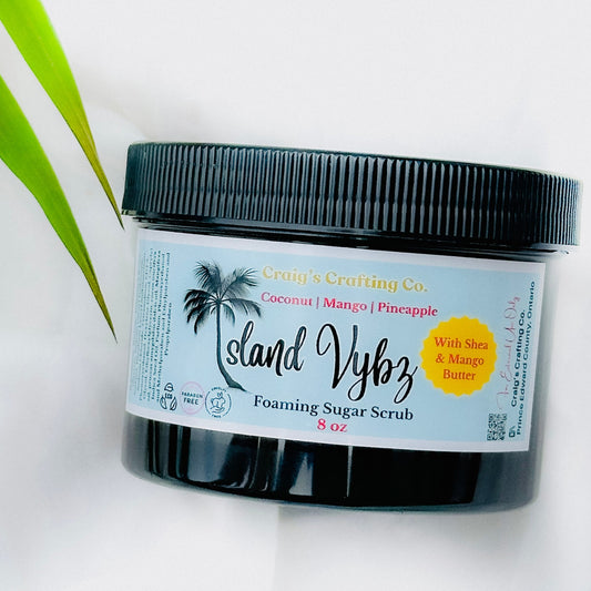 Island Vybz Foaming Sugar Scrub - Craig’s Crafting Co.