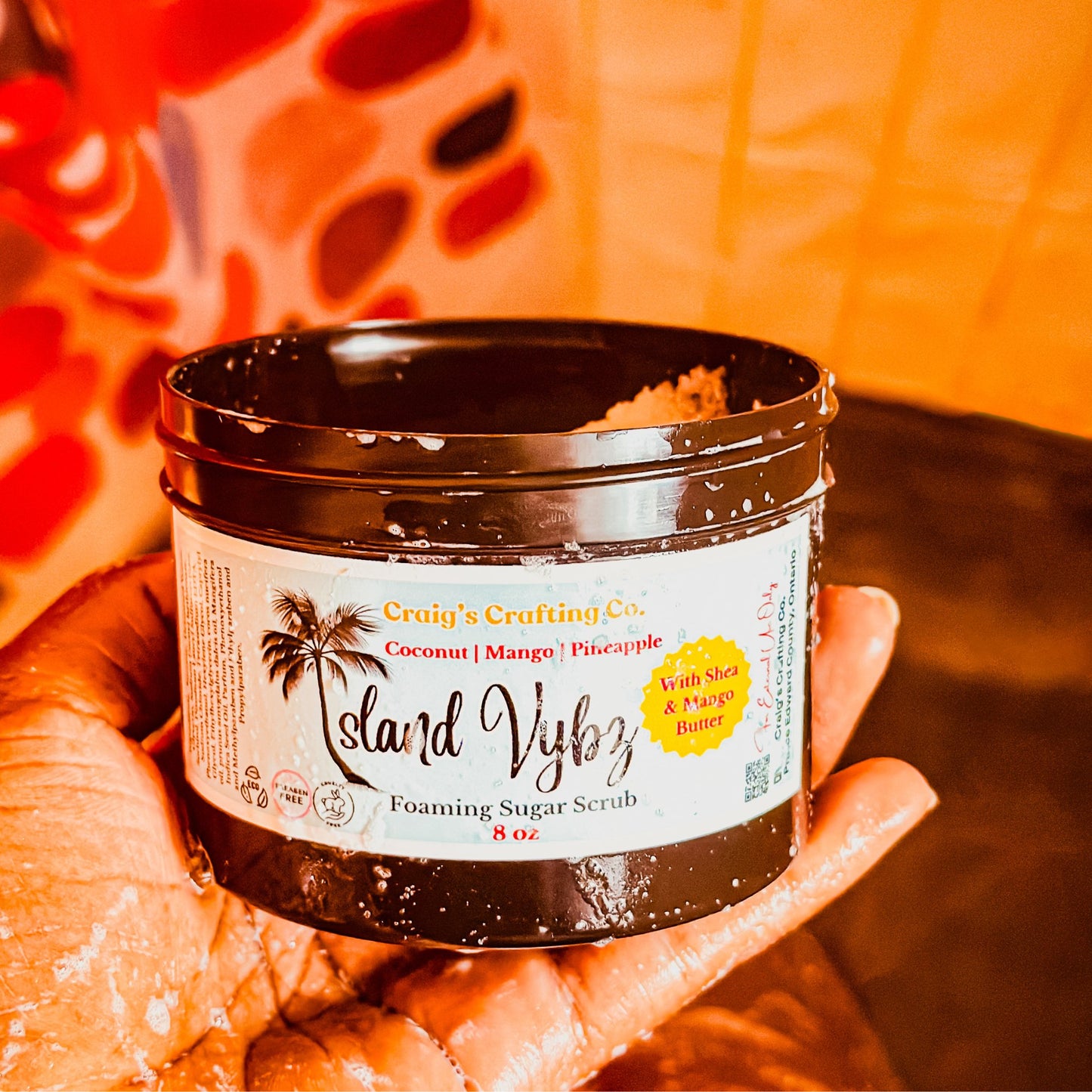 Island Vybz Foaming Sugar Scrub - Craig’s Crafting Co.