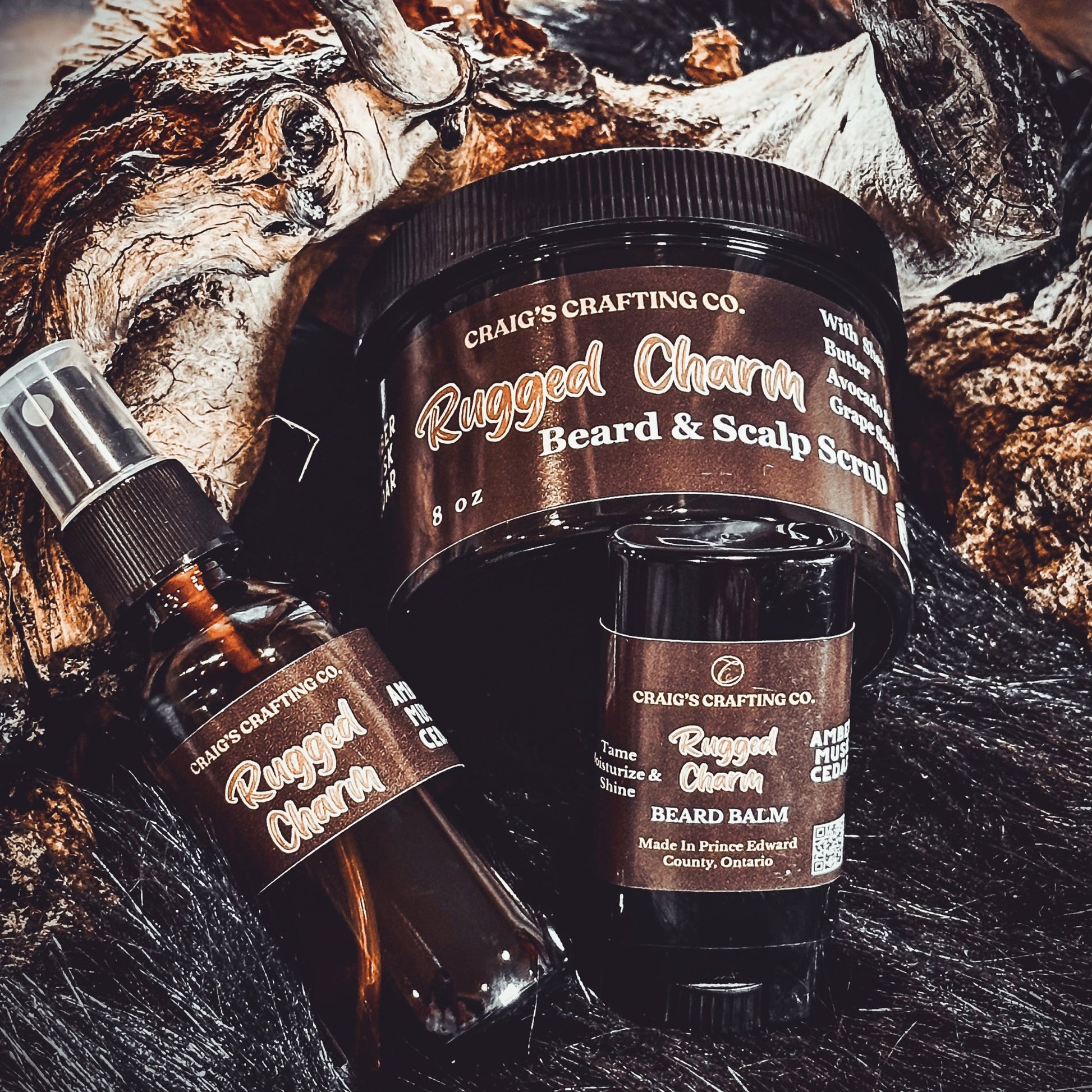 Rugged Charm Beard and Scalp Foaming Scrub - Craig’s Crafting Co.