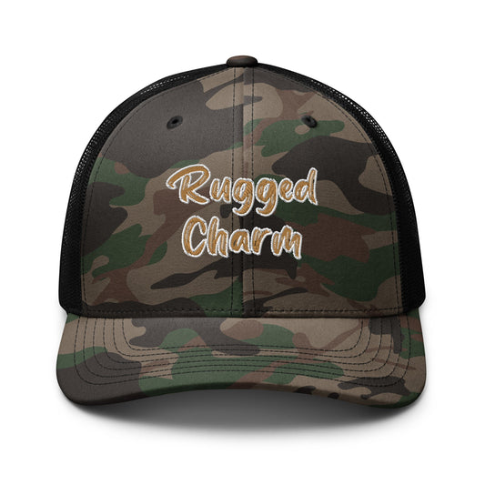 Rugged Charm Camouflage trucker hat - Craig’s Crafting Co.