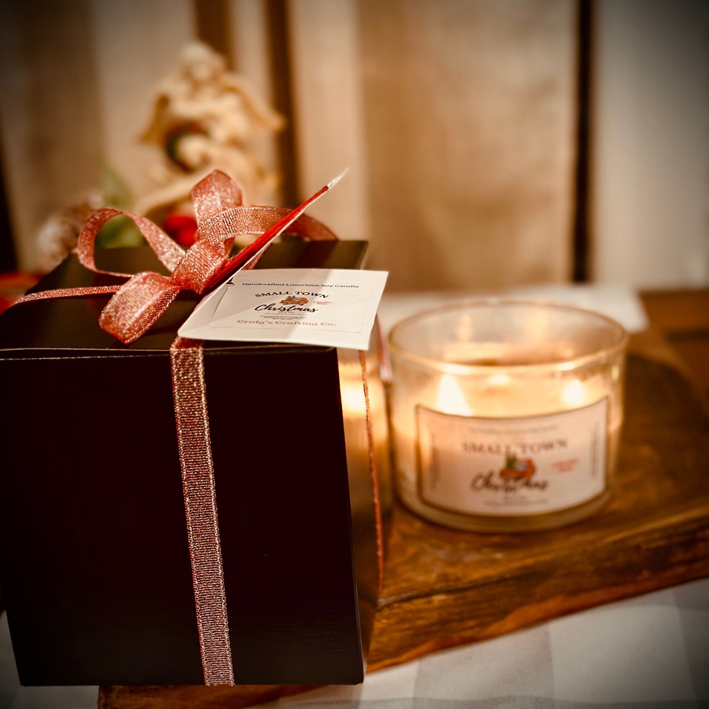 Small Town Christmas Candle | Soy Wax Blend - Craig’s Crafting Co.