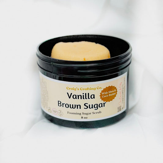 Vanilla Brown Sugar Foaming Scrub - Craig’s Crafting Co.