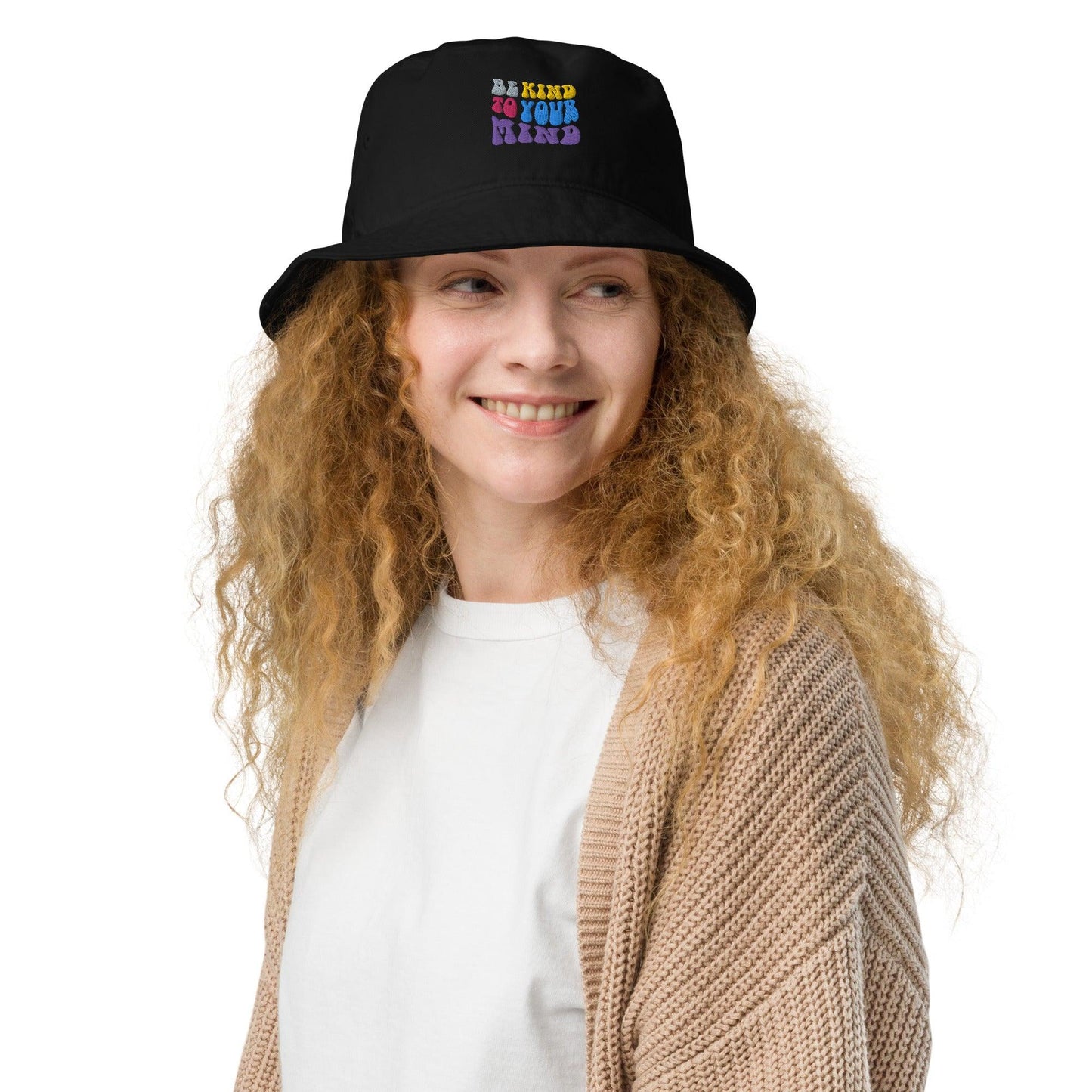 Craig's Crafting Co | Be Kind To Your Mind Organic bucket hat - Craig’s Crafting Co.