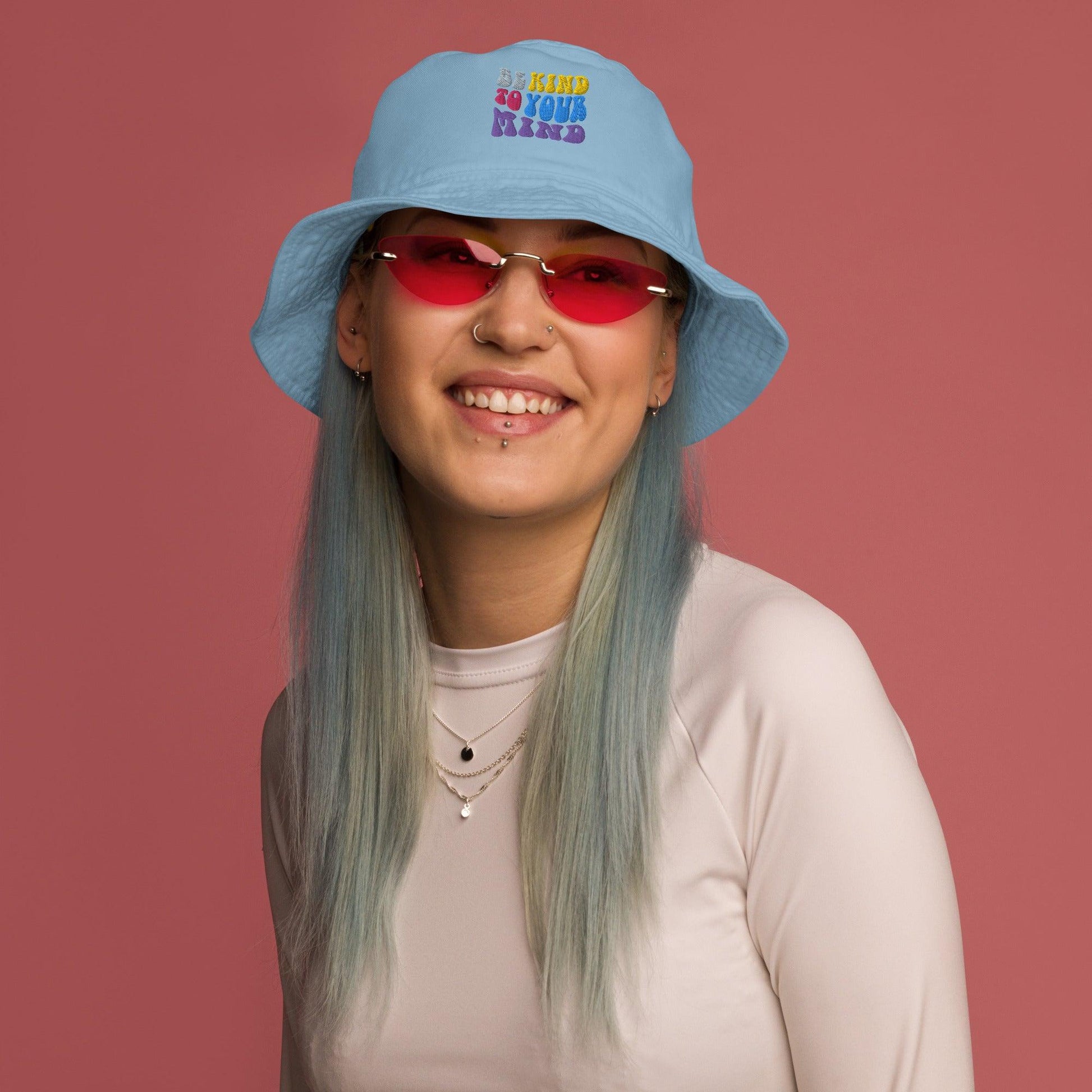 Craig's Crafting Co | Be Kind To Your Mind Organic bucket hat - Craig’s Crafting Co.