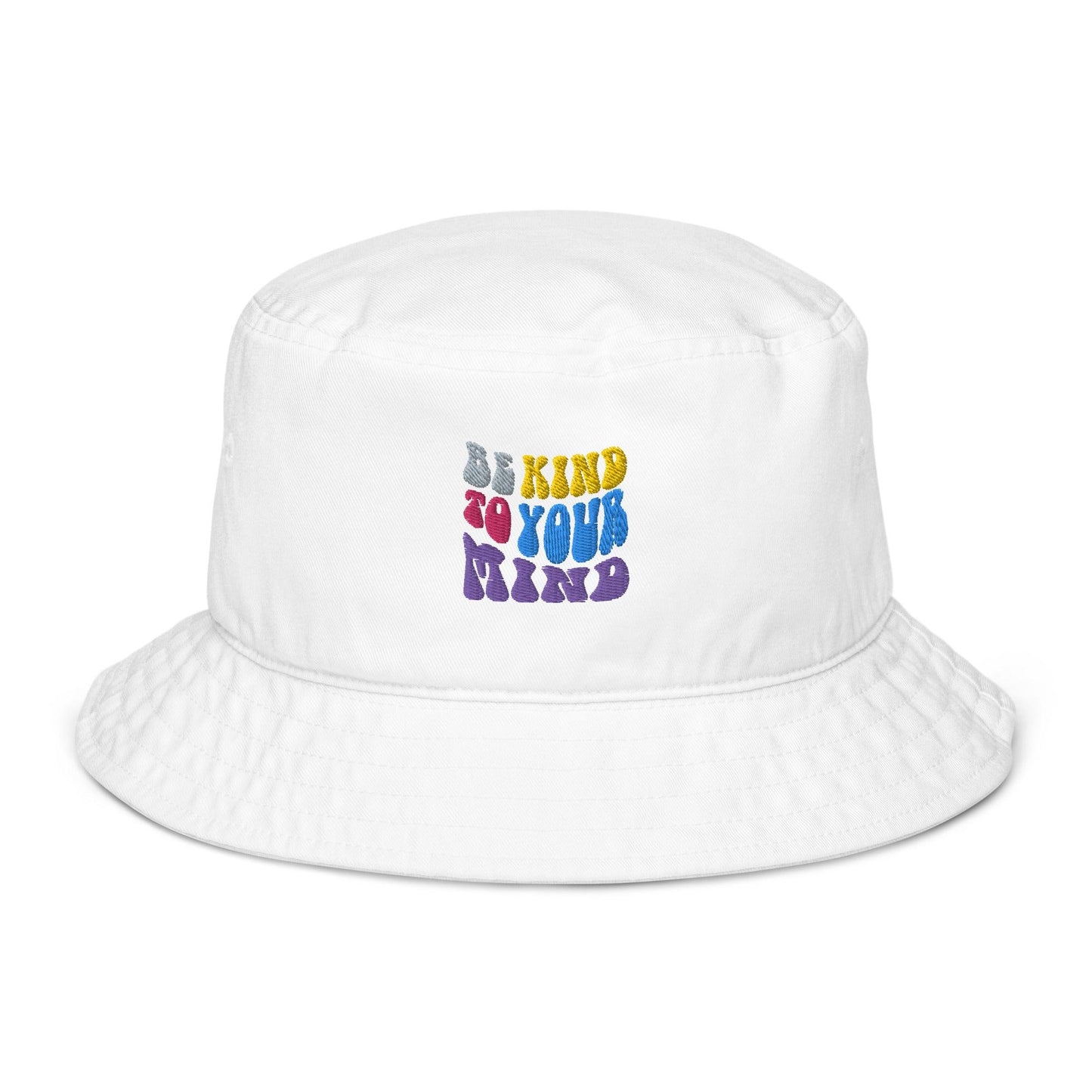 Craig's Crafting Co | Be Kind To Your Mind Organic bucket hat - Craig’s Crafting Co.