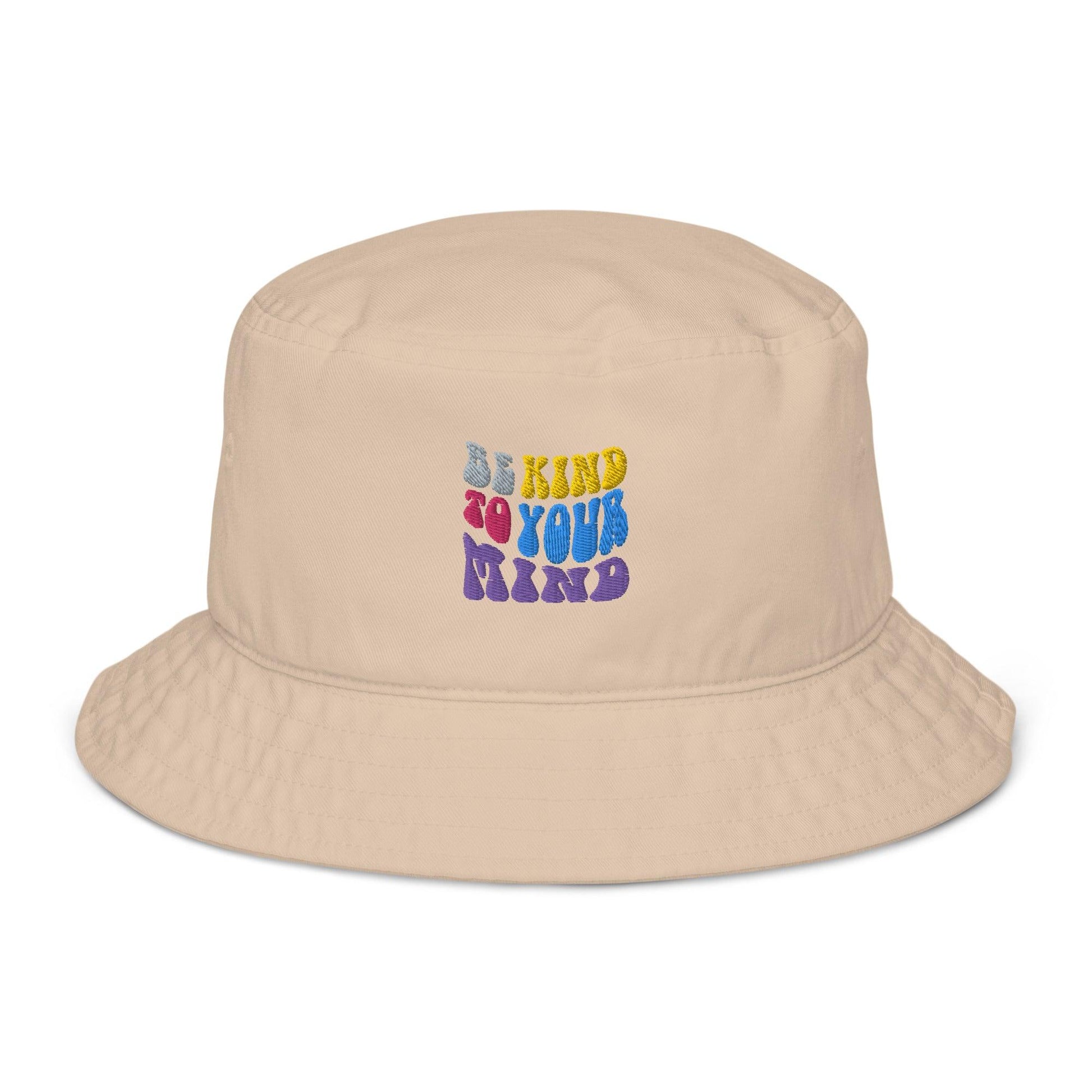 Craig's Crafting Co | Be Kind To Your Mind Organic bucket hat - Craig’s Crafting Co.