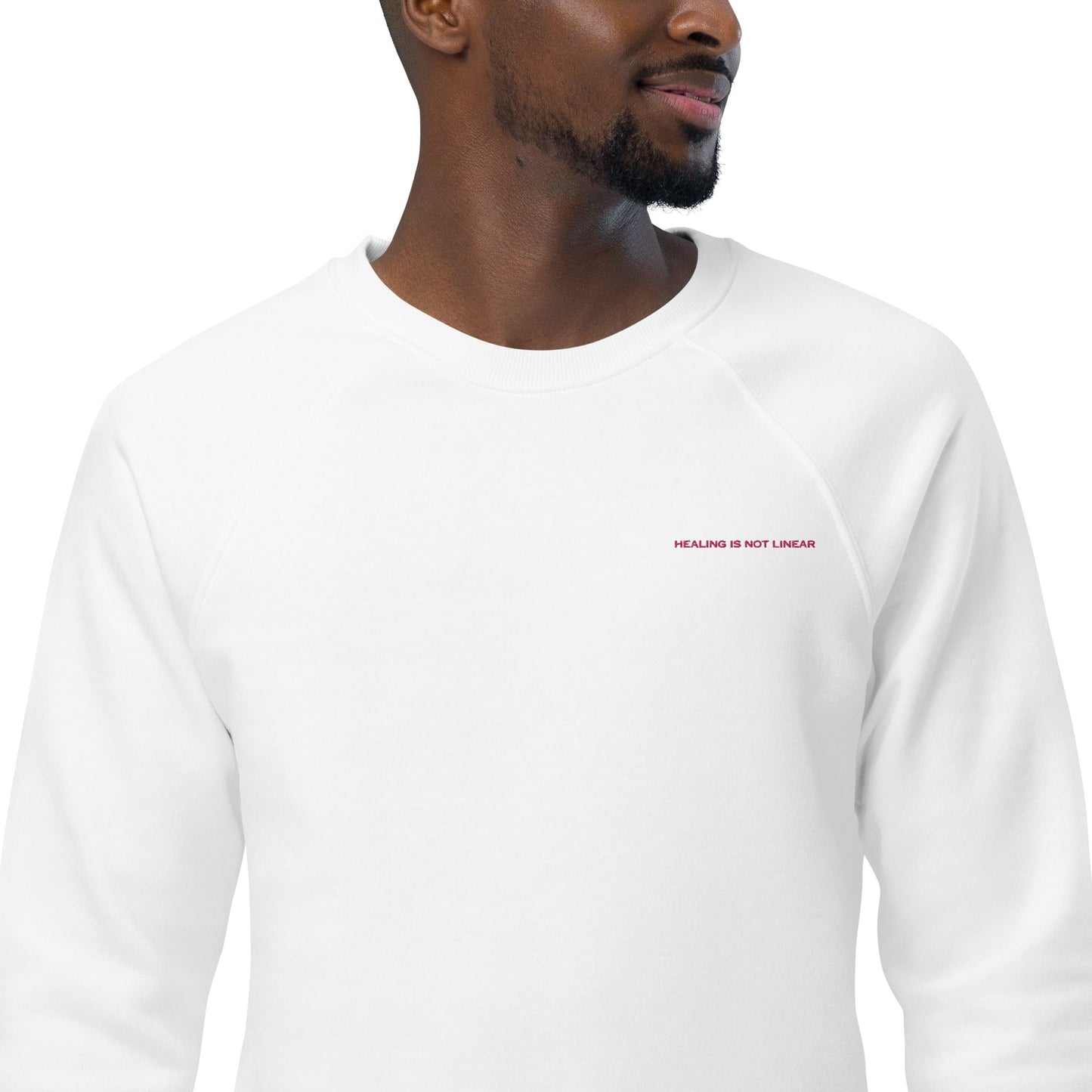 Healing Is Not Linear | Unisex Organic Sweatshirt - Craig’s Crafting Co.