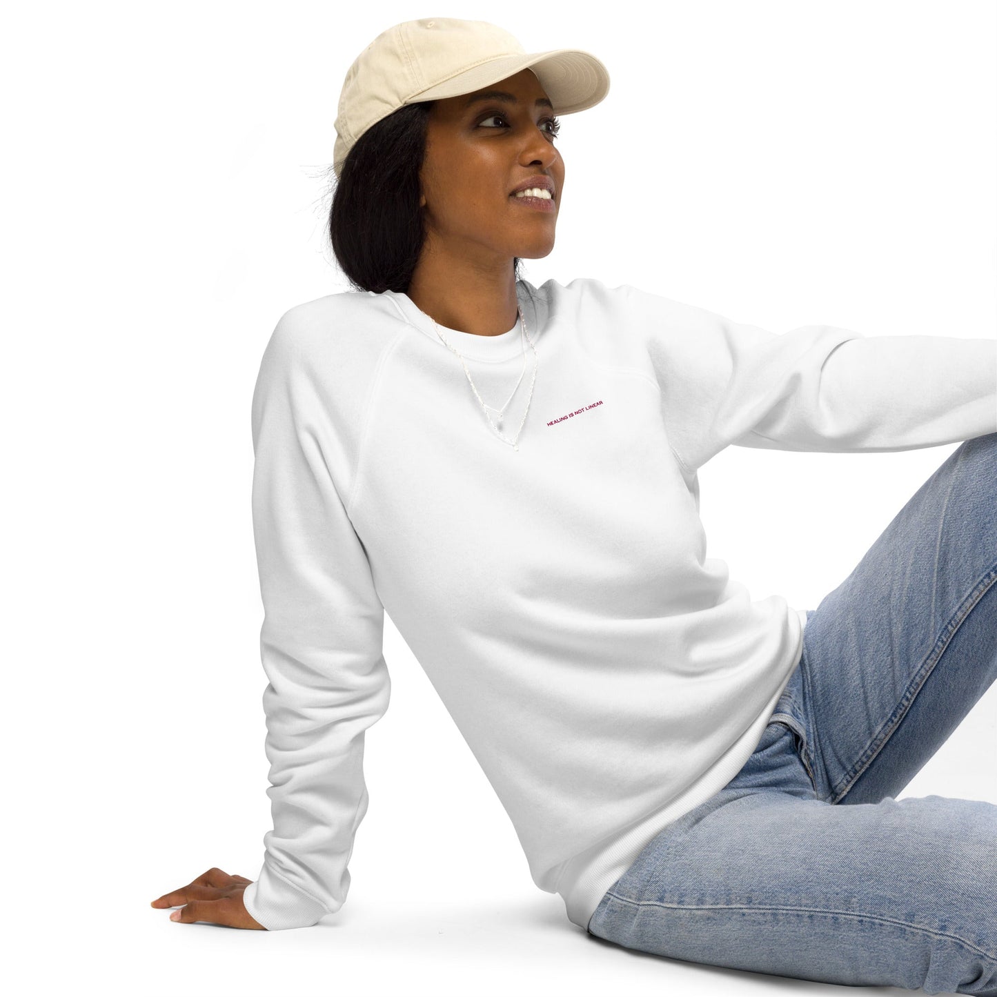 Healing Is Not Linear | Unisex Organic Sweatshirt - Craig’s Crafting Co.