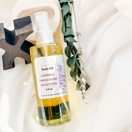 Meditate | Body Oil - Craig’s Crafting Co.